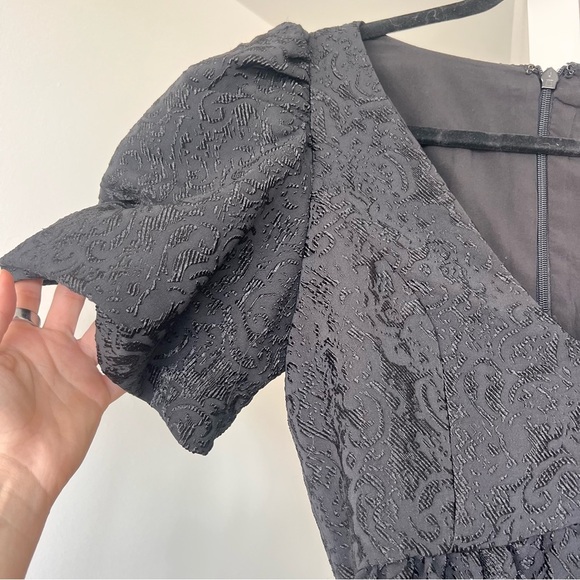 Sachin + Babi Black Textured Mini Dress - Picture 4 of 8